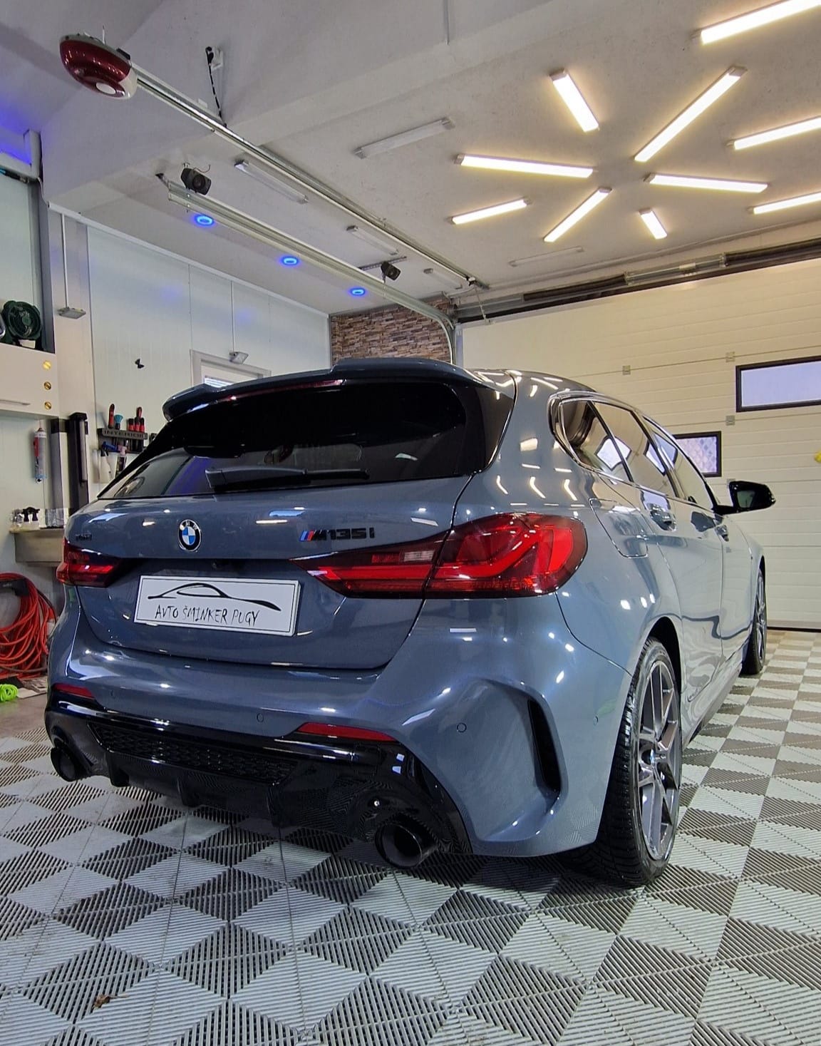 BMW M135i po poliranju in zaščiti laka